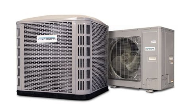 What are the 4 main parts of a heat pump or air conditioner?