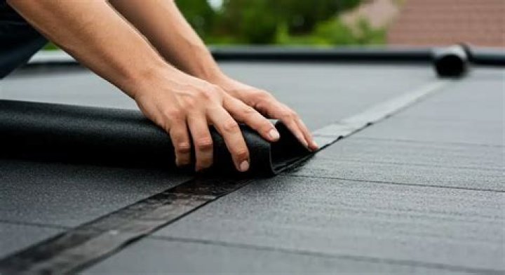 What are the conditions for a rubber roof repair?