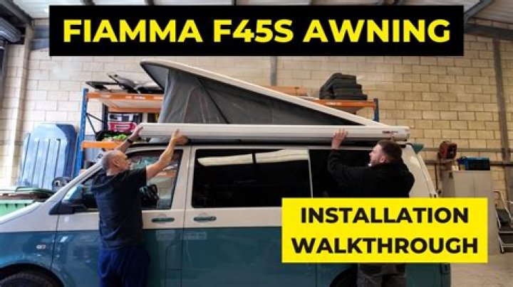 What are the dimensions of a Fiamma F45s awning?