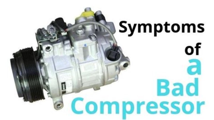 What are the signs and symptoms of a bad AC compressor?