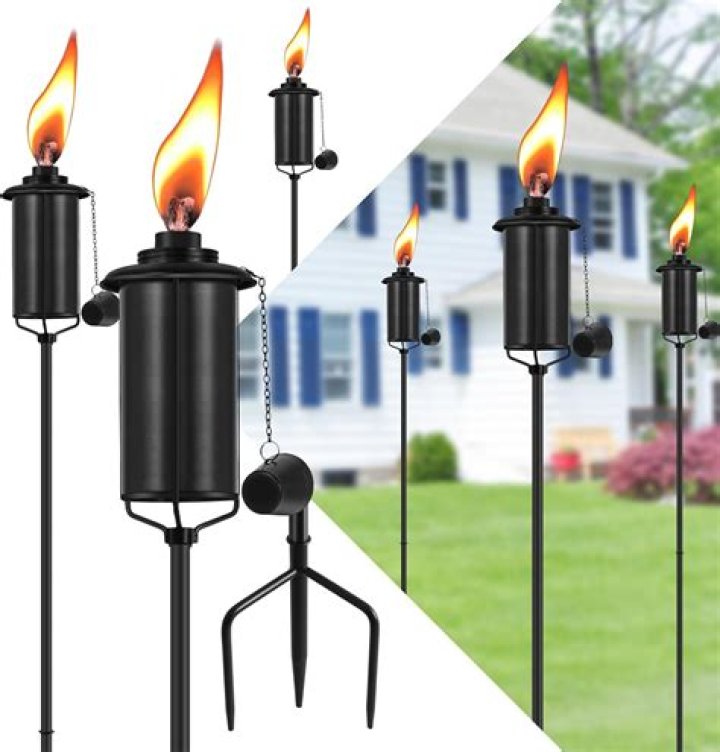 What are tiki torches used for