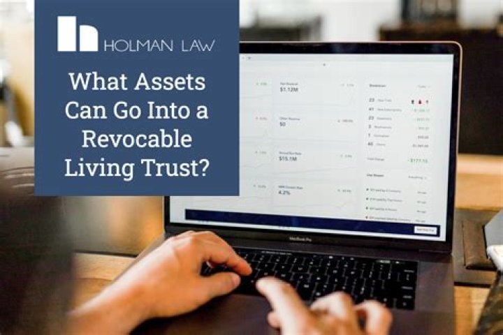 What assets can go into a revocable living trust
