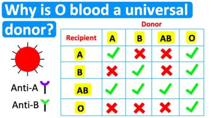 What blood type is universal recipient and why