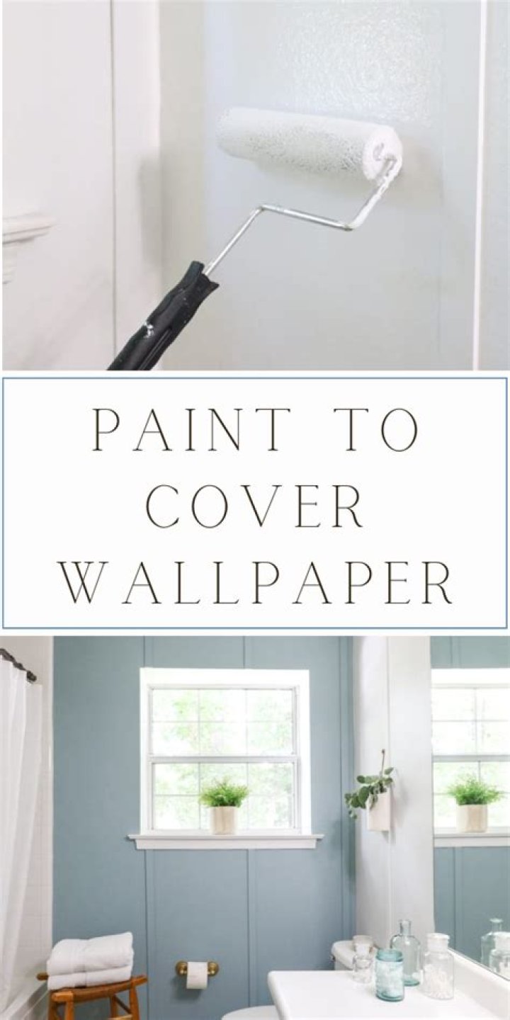 What can you use to cover wallpaper