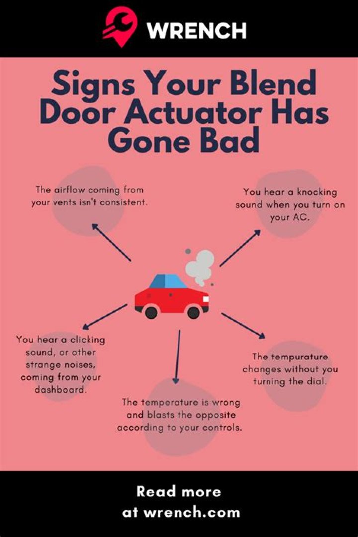 What causes a blend door actuator to go bad