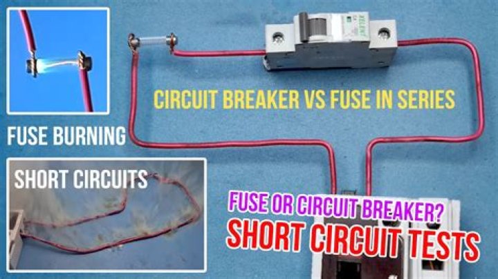 What causes a circuit breaker to blow a fuse?