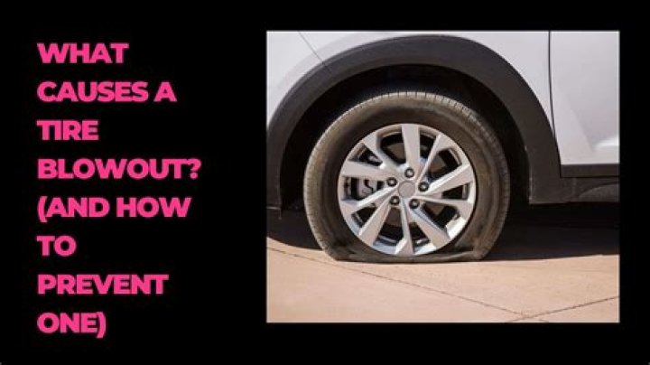 What causes RV tire blowout?