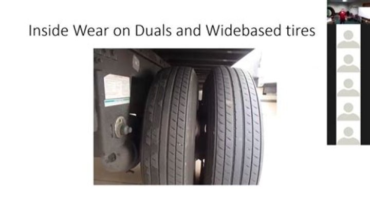 What causes tire wear on tandem axle trailer?