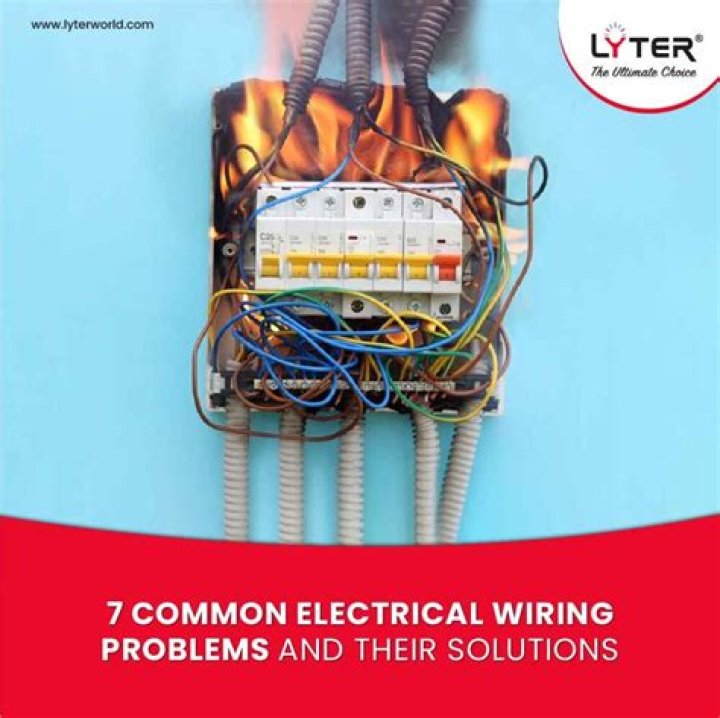 What common electrical wiring problems may happen due to poor wiring lightning strikes?