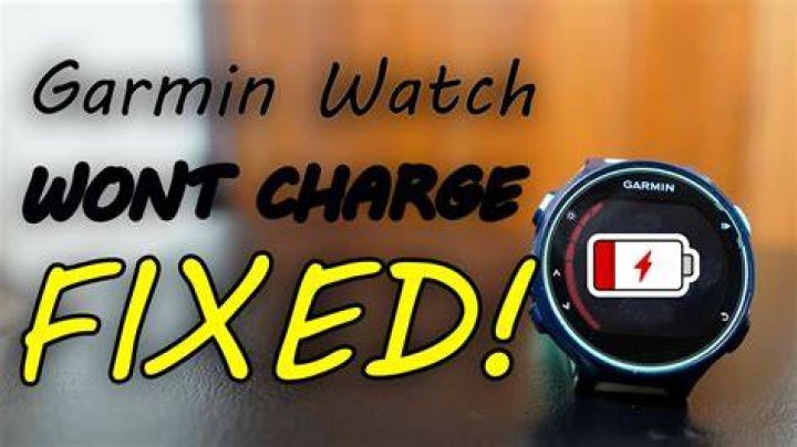 What Do I Do If My Garmin Watch Won T Charge