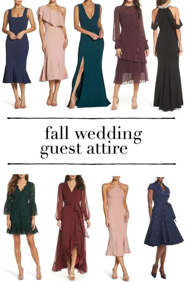 What do I wear to autumn wedding