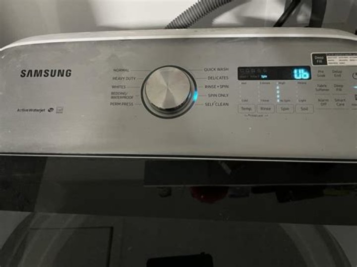 What does it mean when my washer says UB