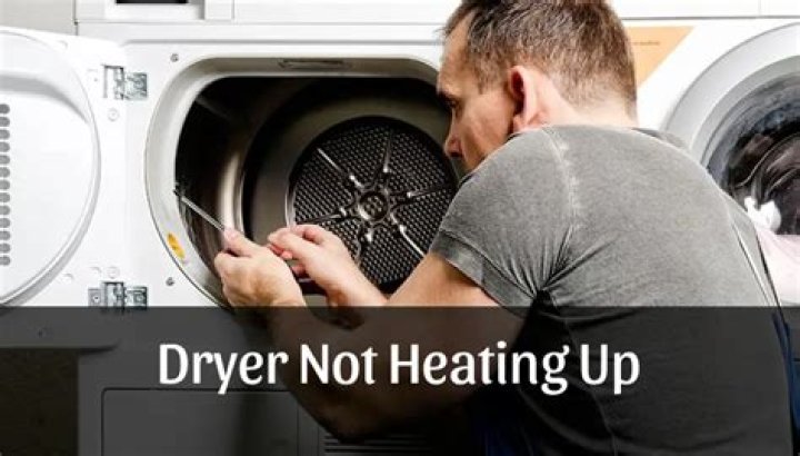 What does it mean when your dryer is not heating up