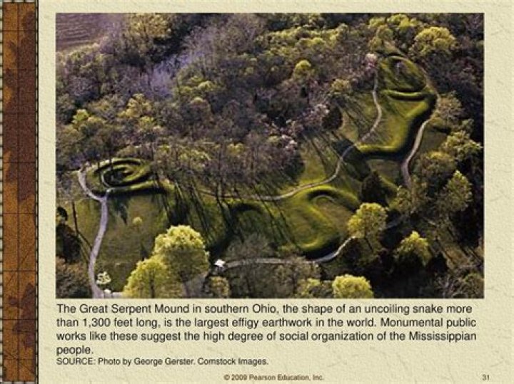 What does the Great Serpent Mound represent