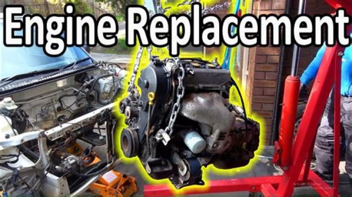 What else should I replace When replacing an engine?