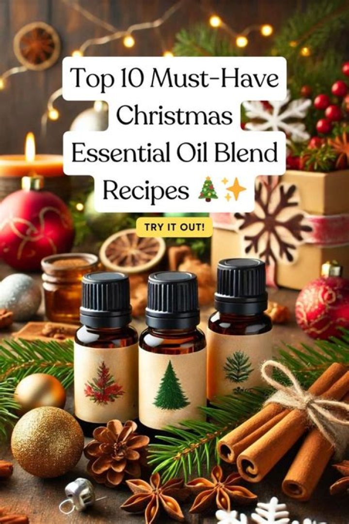 What essential oils make a Christmas scent