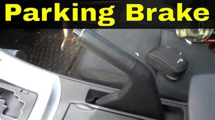 What happens when parking brake is applied on RV?