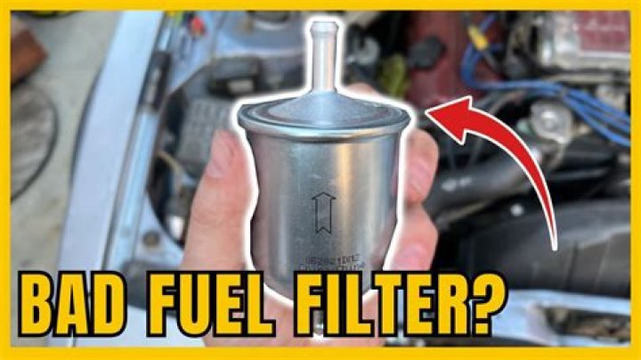 What happens when you change your fuel filter?