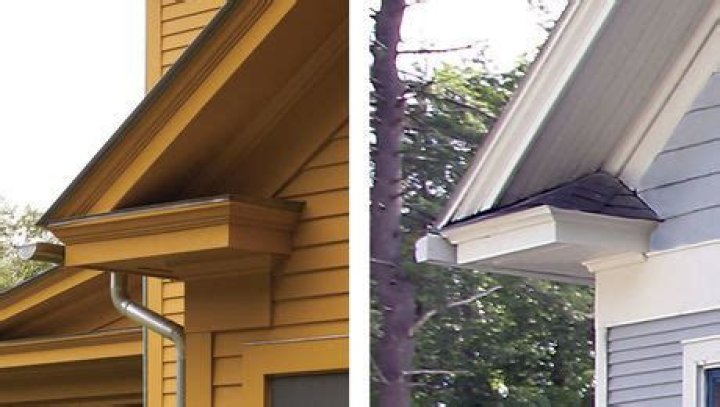 What is a gable cornice return