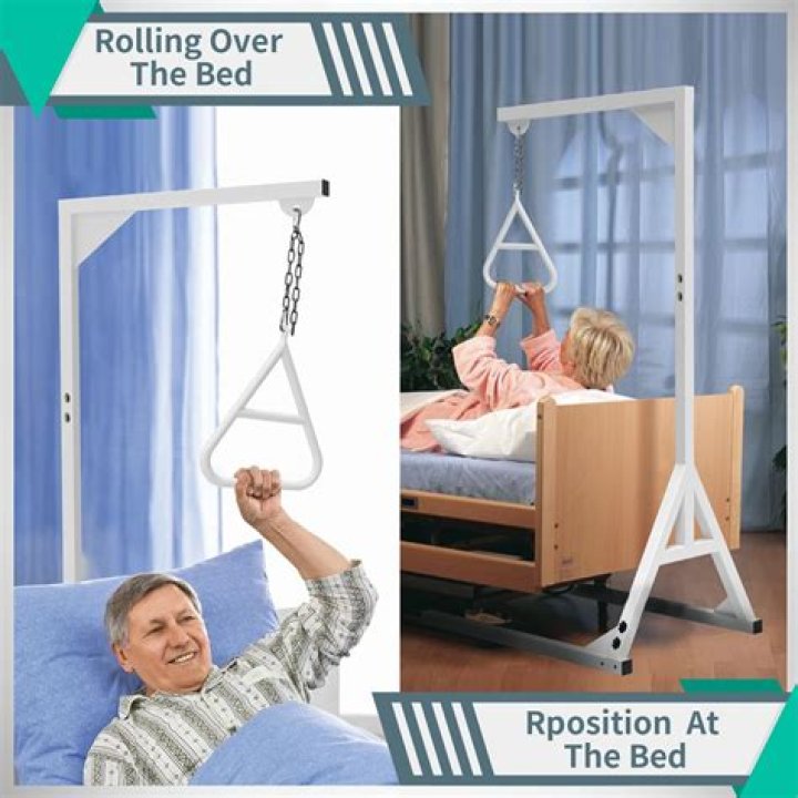 What is a hospital bed trapeze