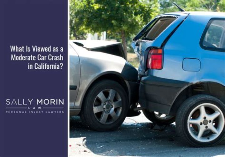 What is considered a moderate car accident