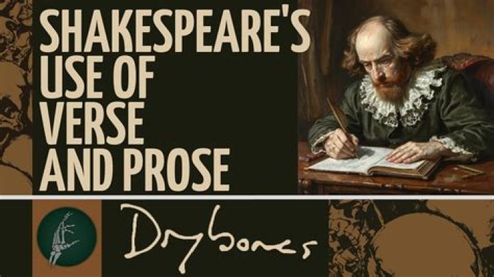 What is prose and verse in Shakespeare