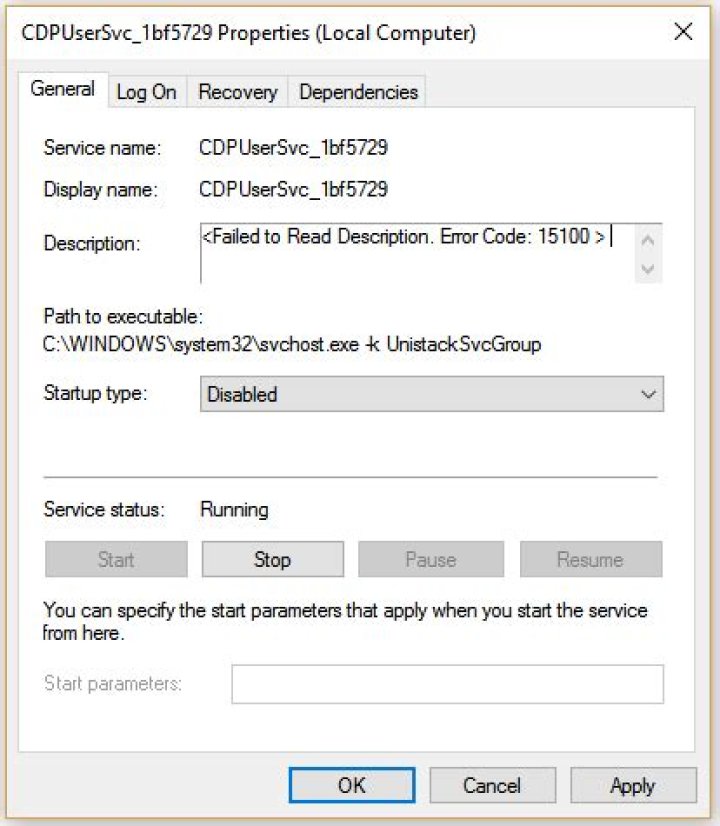 What is the CDPUsersvc service