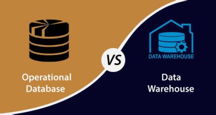 What is the difference between operational database and data warehouse