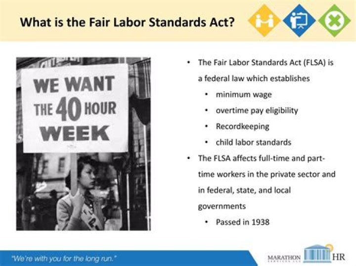 What is the Fair Labor Standards Act quizlet