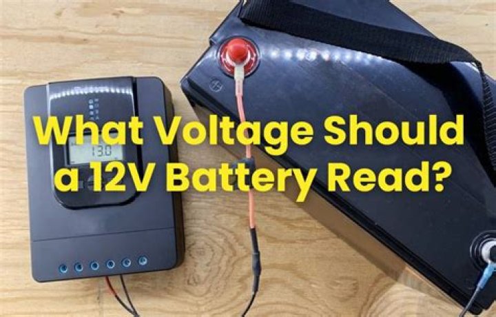 What should a 12v RV battery read?