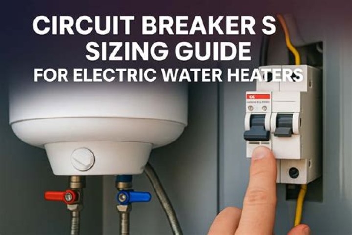 What size breaker do I need for a 120 volt water heater?