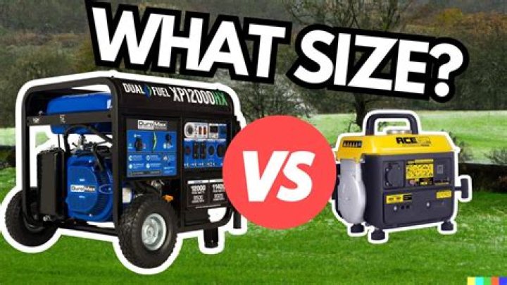 What size generator do I need to run a horse trailer?