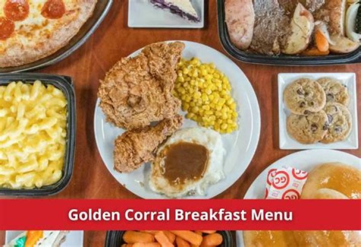 What time does the dinner menu start at Golden Corral