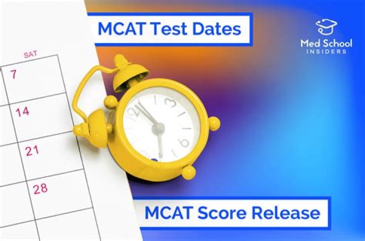 What time is MCAT score release