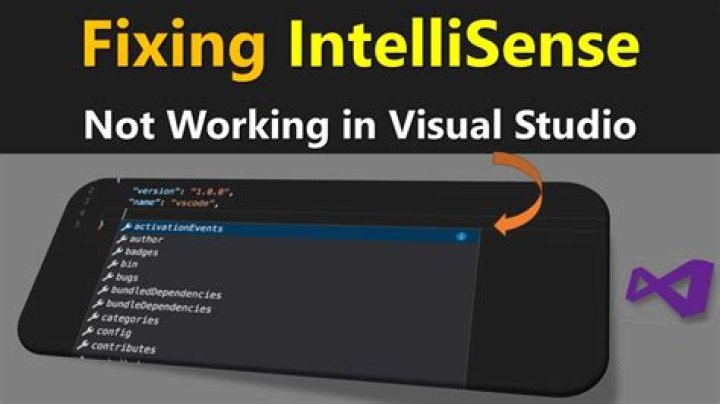 What to do if IntelliSense is not working?