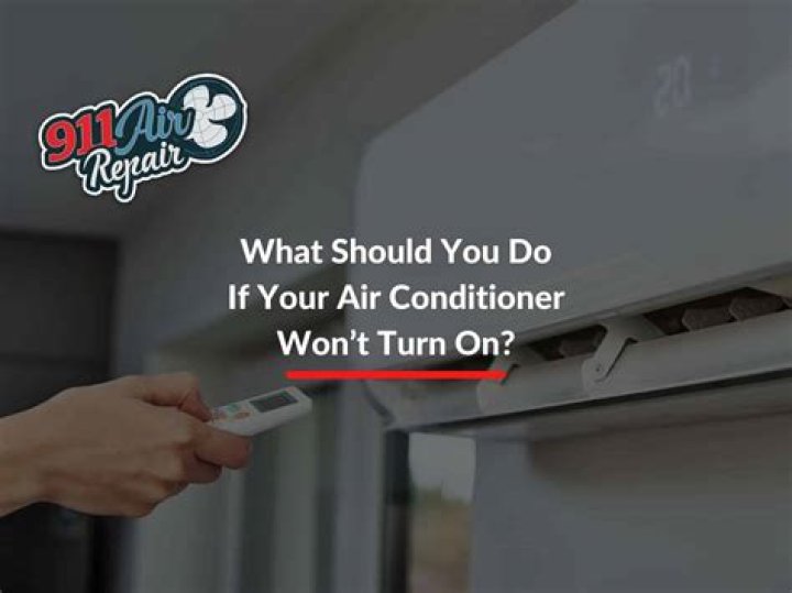 What to do if your air conditioner wont turn on?