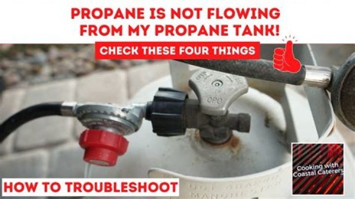 What to do if your propane is not flowing?