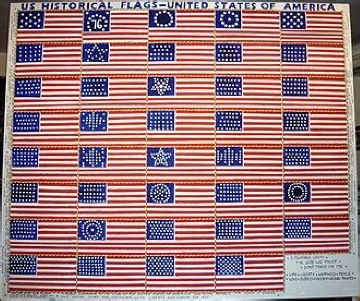 When did the American flag have 46 stars