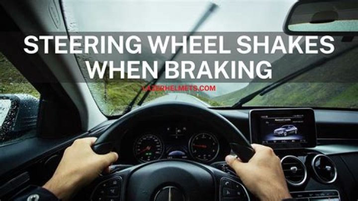 When does your steering wheel start to shake?