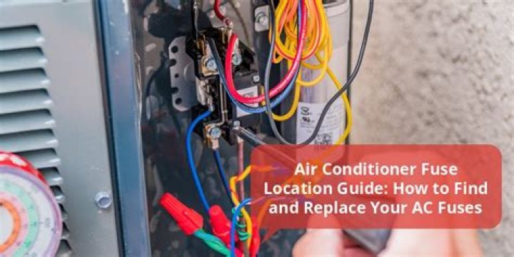 Where do I find the fuse on my air conditioner?