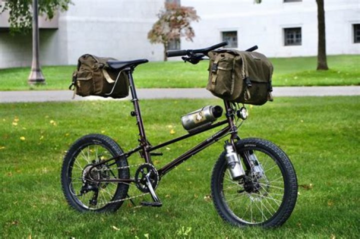 Where do you mount a front rack on a folding bike?