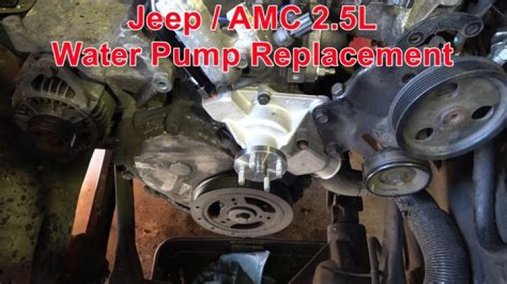 Where is my water pump located?
