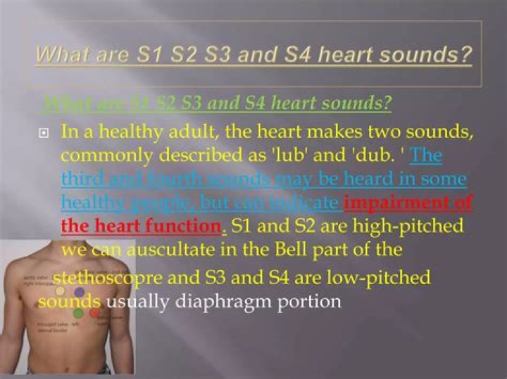 Where is s3 heart sound best heard