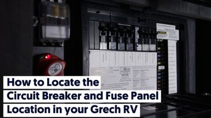 Where is the circuit breaker on a travel trailer?