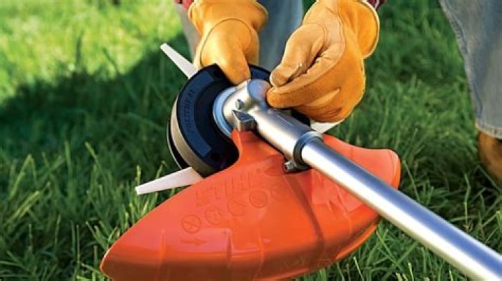 Where is the model number on a Stihl weedeater