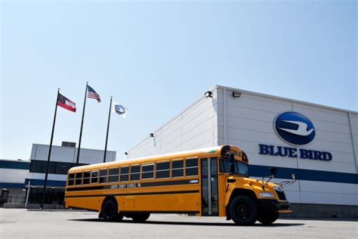 Where is the service manual on a Blue Bird school bus?