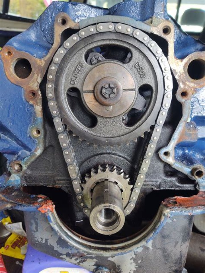 Where is the timing mark on the balancer?