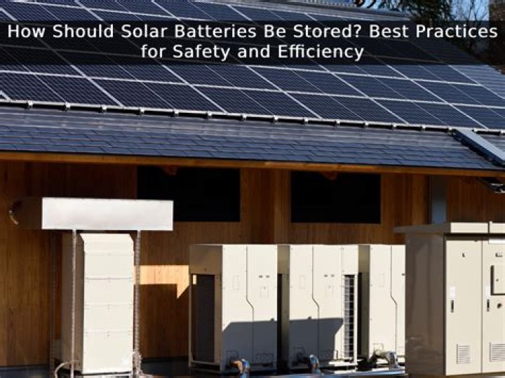 Where should RV batteries be stored?