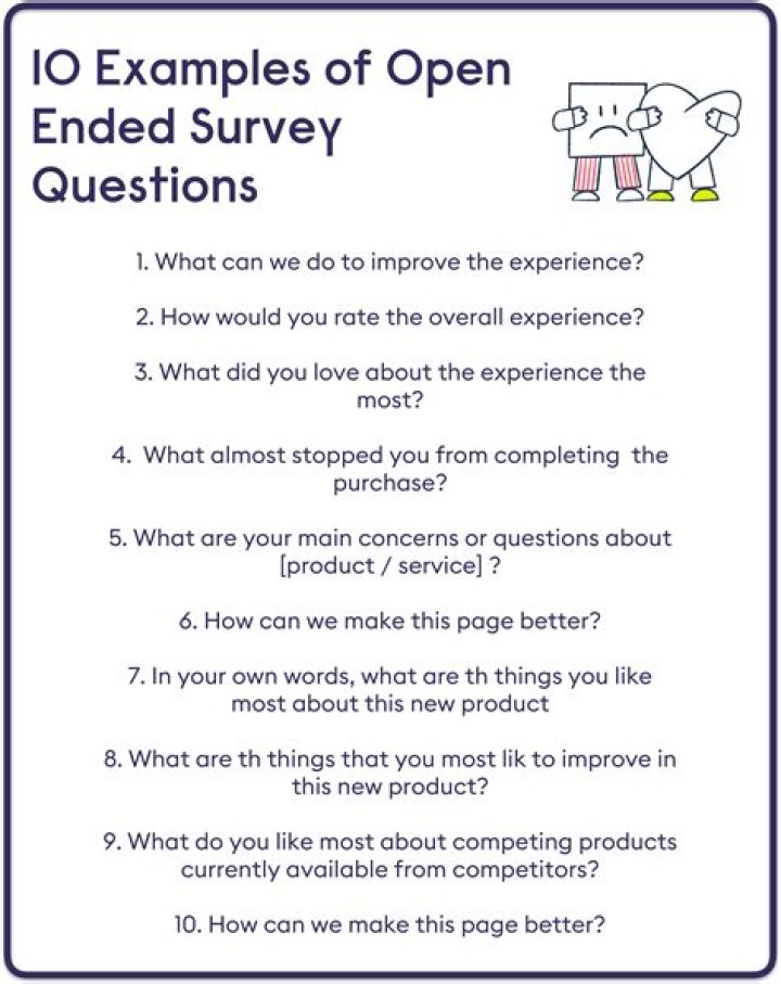 Which is an example of an open ended survey question?