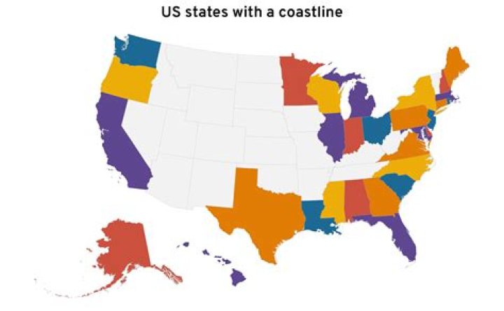 Which States Have The Most Coastline